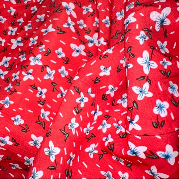 Floral tie front top - Picture 16 of 16